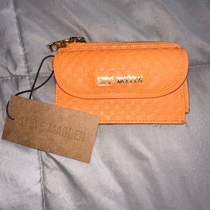 Orange Steve Madden Card wallet